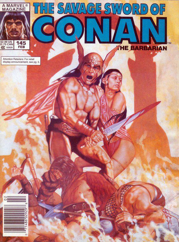 Savage Sword of Conan the Barbarian #145
