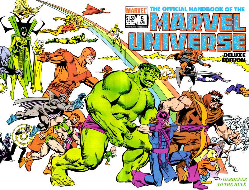 Official Handbook of the Marvel Universe #5